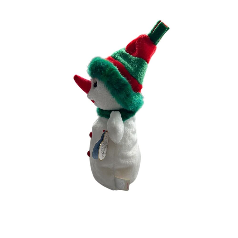 2000 Rare & Retired Ty Beanie Baby Snowgirl The Christmas Snowman 8" - Picture 4 of 12